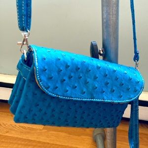 Blue Cross Body Purse